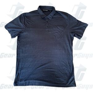 Travis Mathew Navy Pocket Polo Shirt